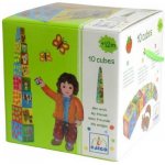 Djeco skládací kostky pyramida Moji kamarádi – Zboží Mobilmania