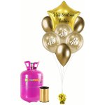 Personal Personalizovaný helium párty set zlatý 40. narozeniny – Zboží Dáma
