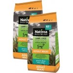 Nativia Adult Maxi Lamb & Rice 2 x 15 kg – Zboží Mobilmania