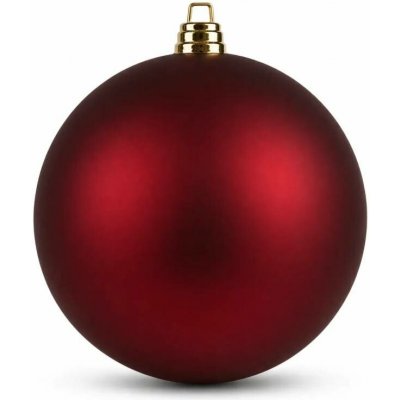 DECOLED Velká vánoční koule 20 cm, vínová, matná, UV – Zboží Dáma