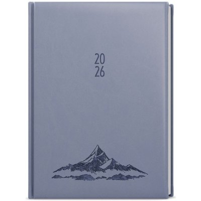 Oskar Vivella A5 týdenní 2026 holubí šeď Hory – Hledejceny.cz