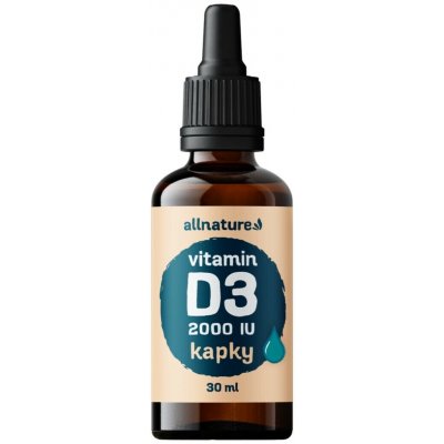Allnature Vitamin D3 2000IU 30 ml – Hledejceny.cz