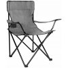 Rybářská sedačka a lehátko Springos Turistická židle s opěradlem CS0002 odstíny šedé