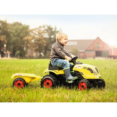 SMOBY 710107 šlapací traktor CLASS GM s prívesom a s otváracou kapotou a posuvným sedadlom od 3 rokov – Hledejceny.cz