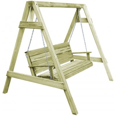 vidaXL 45305 Zahradní houpačka impregnované borové dřevo 205 x 150 x 157 cm – Zbozi.Blesk.cz