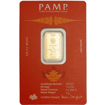 PAMP zlatý slitek Buddha 5 g – Zboží Dáma