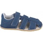 Jonap Barefoot kožené sandálky Zula modrá – Zboží Mobilmania