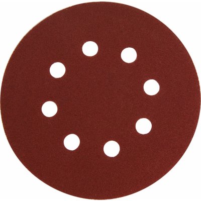 Papír brusný výsek Extol 8803561, suchý zip, bal. 10ks, 125mm, P40, 8 otvorů – Zboží Mobilmania