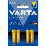 Varta LongLife AAA 4ks 4103 101 414 – Zboží Živě