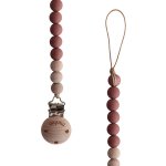 Mushie Eva klip na dudlík Redwood – Zboží Dáma