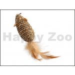 Magic Cat myška mořská tráva s pírky 18 cm 1ks – Zbozi.Blesk.cz