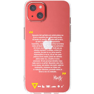 Pouzdro Picasee silikonové Apple iPhone 13 - Kazma - BUĎTE TROCHU YESMANI čiré – Zboží Živě