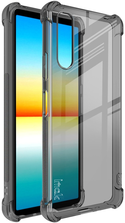 Pouzdro IMAK Ochranné Silikonové + fólie Sony Xperia 10 IV 5G černé