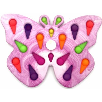 Pop It Fidget Spinner Motýl tvrzený 25 cm – Zboží Mobilmania