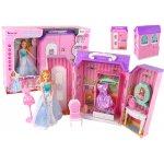 Lean Toys Domeček pro panenky se šatní skříní a s doplňky