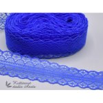 Polyesterová krajka královsky modrá 30mm – Zboží Dáma