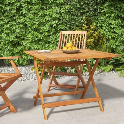 vidaXL Skládací zahradní stůl 90 x 90 x 75 cm masivní akáciové dřevo 319671 – Hledejceny.cz