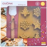 Dětská sada na pečení Vločka – forma, vykrajovátko, stěrka – Zboží Dáma