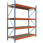 Majster Regál Longspan 200 x 150 x 60 4 police modrooranžová – Zboží Dáma