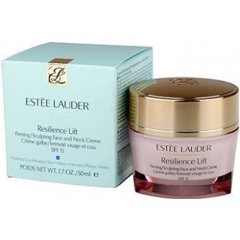 Estée Lauder Resilience Lift Firming Sculpting Face and Neck Creme SPF15 normální až smíšená pleť liftingový zpevňující krém na obličej a krk 50 ml