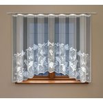 Dekorační žakárová záclona s řasící páskou RIAN 180 bílá 300x180 cm MyBestHome – Hledejceny.cz