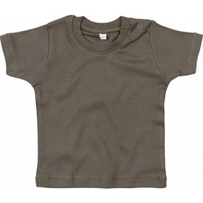 Babybugz Dětské tričko s patentky na rameni Camouflage Green