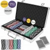 Sady žetonů - poker TFY No.9554 Poker set v kufru s 300 ks žetonů