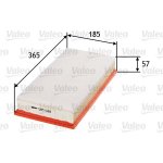 Vzduchový filtr VALEO 585048 – Hledejceny.cz
