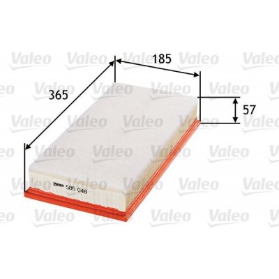 Vzduchový filtr VALEO 585048 – Hledejceny.cz