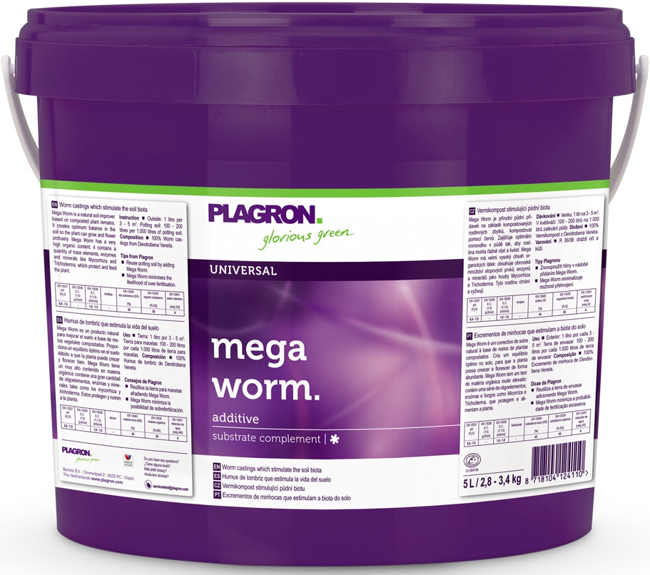 Plagron Mega Worm 5 l