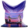 Sedací vak a pytel Sablio sedací vak Classic Londýn Tower Bridge 150x100 cm