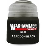 GW Citadel Base: Abaddon Black 12ml – Zboží Živě