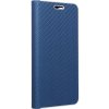 Pouzdro a kryt na mobilní telefon Apple Pouzdro Forcell LUNA Book Carbon iPhone 11 Pro Max modré