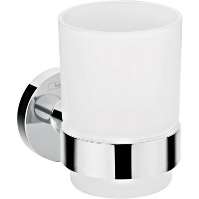 Hansgrohe Logis Universal Sklenička na ústní hygienu, sklo/chrom 41718000 – Sleviste.cz
