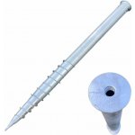Zemní vrut 900mm, bez patky pilíře - závit M16 - nosnost 500 kg – Hledejceny.cz