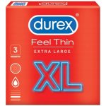 Durex Feel Thin XL 3 ks – Zboží Mobilmania