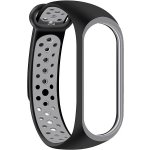 Eternico Sporty pro Xiaomi Mi band 5, 6, 7 solid black and gray APW-XMI7SP-SBEG – Hledejceny.cz