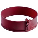 Coox Silikonová forma na pečení se skleněným dnem 26 cm tmavě červená – Hledejceny.cz