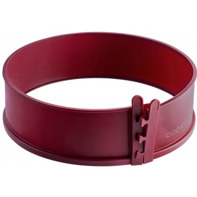 Coox Silikonová forma na pečení se skleněným dnem 26 cm tmavě červená – Hledejceny.cz