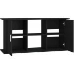 Vidaxl stojan kompozitní dřevo černý 121 x 41 x 58 cm – Zboží Dáma