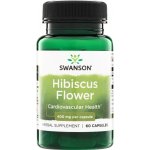 Swanson Hibiscus Flower 400 mg 60 kapslí – Hledejceny.cz