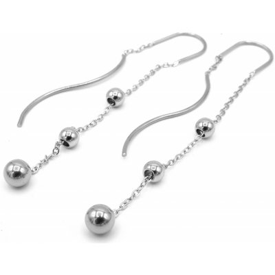 Steel Jewelry náušnice provlékací KULIČKY chirurgická ocel NS231207 – Sleviste.cz
