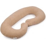 Flumi Těhotenský polštář typ C beránek tmavě béžový – Zboží Mobilmania