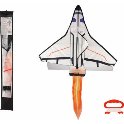 Teddies Drak létající nylon raketoplán 104 x 80 cm – Zboží Dáma