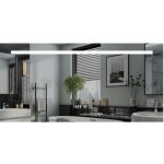 IREDA Koupelnové zrcadlo s LED osvětlením 90 x 70 cm 95796 – Zboží Dáma