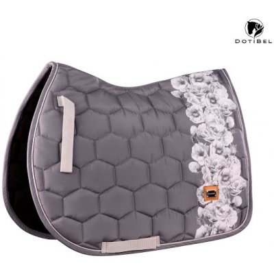 Dotibel podsedlová dečka NOVA GRAFIT ŠEDÉ RŮŽE – Sleviste.cz