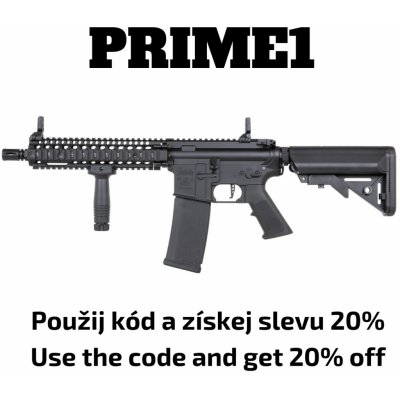 Specna Arms SA Daniel Defence® MK18 (SA-P19 Prime™ HAL ETU) s bezuhlíkovým motorem - Černá – Zboží Dáma