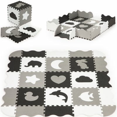 Eco Toys Dětské pěnové puzzle Zvířátka 25 dílů – Zboží Dáma