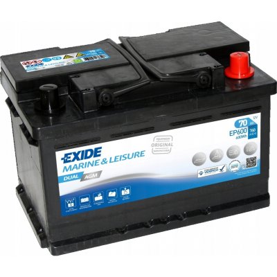 Exide Dual 12V 80Ah 510A ER350 – Zboží Živě