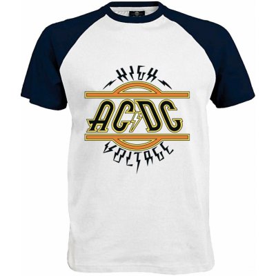 Tričko AC/DC High Voltage navy | bílá – Hledejceny.cz